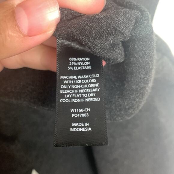 Betabrand women's medium dark gray skinny fit pull on trousers business career - Picture 7 of 8